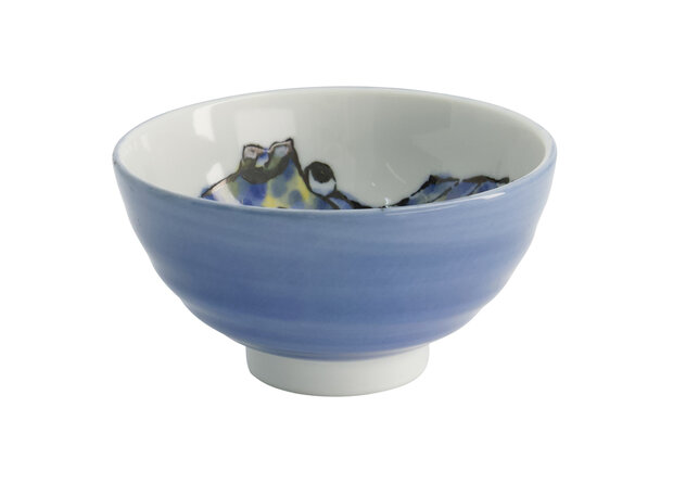 TOKYO DESIGN STUDIO - SEAFOOD RICE BOWL SOLE BLUE - 11.2x6.2 CM 300 ML