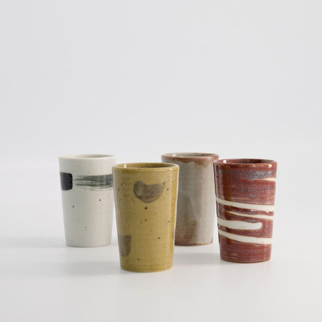 TOKYO DESIGN STUDIO - CUP GIFTSET 4PCS 5.3x8.3 CM 160 ML B