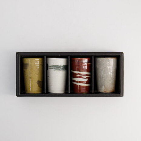 TOKYO DESIGN STUDIO - CUP GIFTSET 4PCS 5.3x8.3 CM 160 ML B