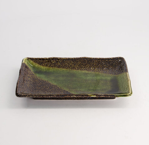 TOKYO DESIGN STUDIO - LARGE PLATES 21x13.5x2.8 CM AMANOGAWA GREEN 