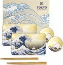 Tokyo Design Studio - Kawaii - Hokusai - Sushi Set - 6-delig - 2 Persoons