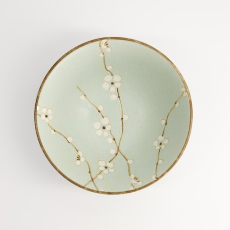 TOKYO DESIGN STUDIO - Green Soshun Bowl 17.8x7.3cm 600ml FK-8442 6/36