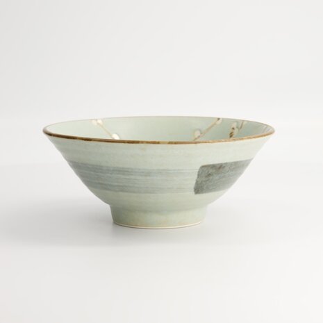 TOKYO DESIGN STUDIO - Green Soshun Bowl 17.8x7.3cm 600ml FK-8442 6/36