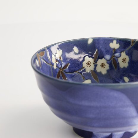Blue Sakura Tayo Bowl 17x9cm 900ml