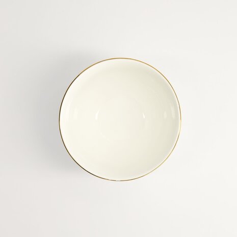 TOKYO DESIGN STUDIO - Nippon White Gold Rim Bowl 11.4x6cm 350ml Star 6/48