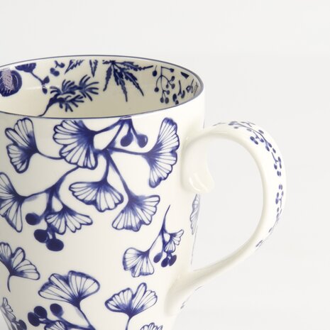 TOKYO DESIGN STUDIO - Flora Japonica Mug 8.5x10.2cm 340ml Gingko 16971 6/36