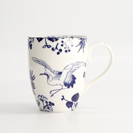 TOKYO DESIGN STUDIO - Flora Japonica Mug 8.5x10.2cm 340ml Crane 16973 6/36