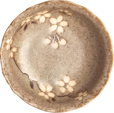 EDO JAPAN - SAUSSCHAALTJE ANEMOON TAUPE, Ø9 cm | H3,5 cm, 6044104
