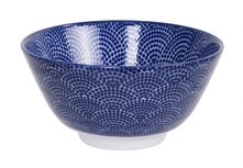 TOKYO DESIGN STUDIO - NIPPON BLUE- RICE BOWL 12X6.4CM 300ML DOTS TN-01/B PORSELEIN TOKYO DESIGN STUDIO - NIPPON BLUE- RICE BOWL 12X6.4CM 300ML DOTS TN-01/B PORSELEIN