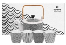 TOKYO DESIGN STUDIO -NIPPON BLACK TEA GIFTBOX DOTS 0,8LT W/4 CUPS LINES-STAR-DOTS-WAVE TOKYO DESIGN STUDIO -NIPPON BLACK TEA GIFTBOX DOTS 0,8LT W/4 CUPS LINES-STAR-DOTS-WAVE