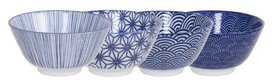 TOKYO DESIGN STUDIO - NIPPON BLUE ASSORTED DESIGNS RICE BOWL 12x6.4 CM 300 ML TOKYO DESIGN STUDIO - NIPPON BLUE ASSORTED DESIGNS RICE BOWL 12x6.4 CM 300 ML
